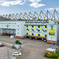Buy canvas prints of Carrow Road Norwich FC by Apollo Aerial Photography