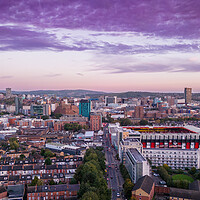 Buy canvas prints of Sheffield is Red by Apollo Aerial Photography