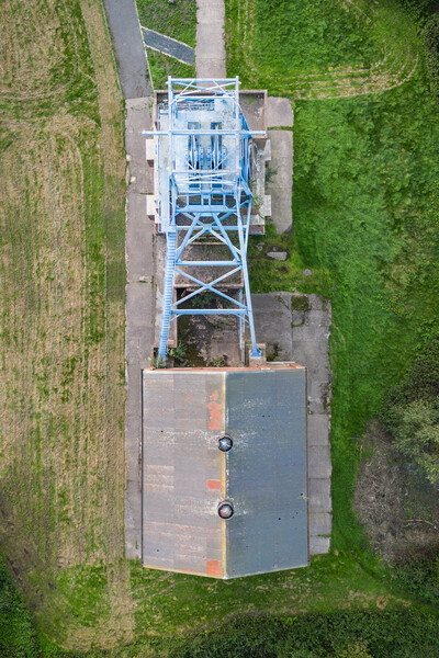 Barnsley Main Colliery Top View Picture Board by Apollo Aerial Photography