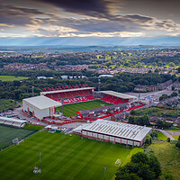 Buy canvas prints of Oakwell Sun Light by Apollo Aerial Photography