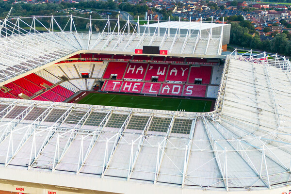 Haway The Lads Picture Board by Apollo Aerial Photography