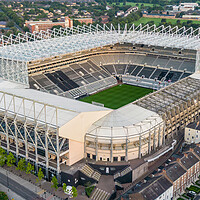 Buy canvas prints of St James Park Newcastle by Apollo Aerial Photography
