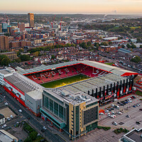 Buy canvas prints of Bramall Lane City Views by Apollo Aerial Photography
