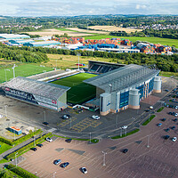 Buy canvas prints of Falkirk Stadium by Apollo Aerial Photography