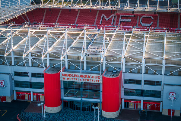 Middlesbrough Football Club Picture Board by Apollo Aerial Photography