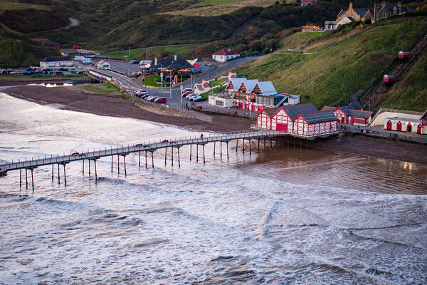Saltburn Victorian Charm Picture Board by Apollo Aerial Photography
