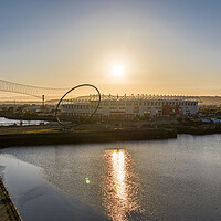 Buy canvas prints of At The Riverside by Apollo Aerial Photography