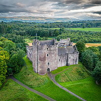 Buy canvas prints of Castle Doune by Apollo Aerial Photography