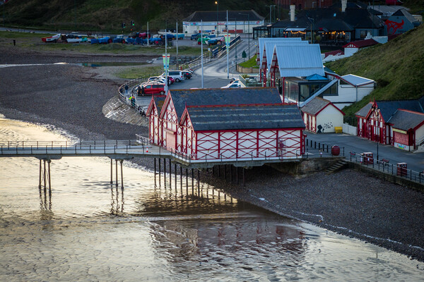 Saltburn Pier Picture Board by Apollo Aerial Photography