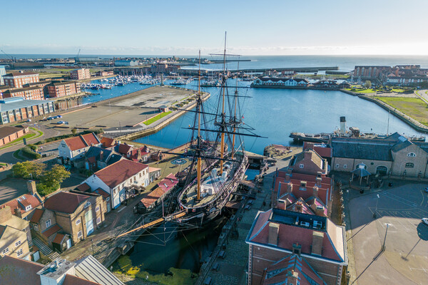 HMS Trincomalee Picture Board by Apollo Aerial Photography
