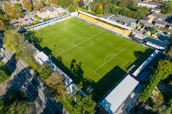 Envirovent Stadium Harrogate Town Picture Board by Apollo Aerial Photography