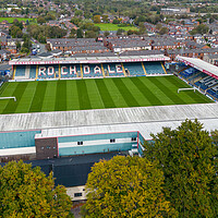 Buy canvas prints of Spotdale Stadium Aerial View by Apollo Aerial Photography