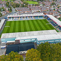 Buy canvas prints of Spotland Stadium by Apollo Aerial Photography