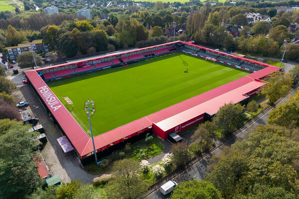 Salford City Football Club Picture Board by Apollo Aerial Photography