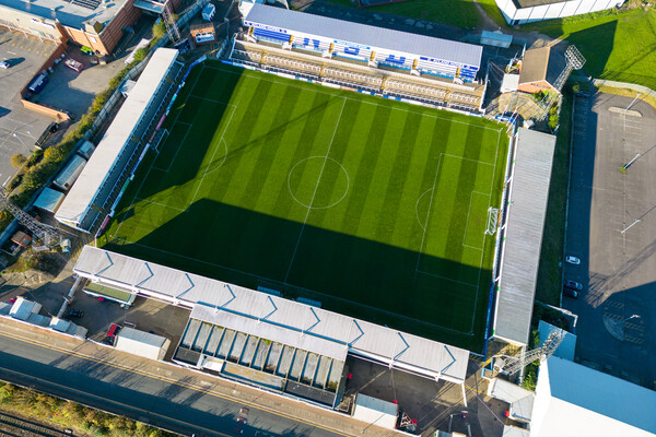 Hartlepool Utd Picture Board by Apollo Aerial Photography