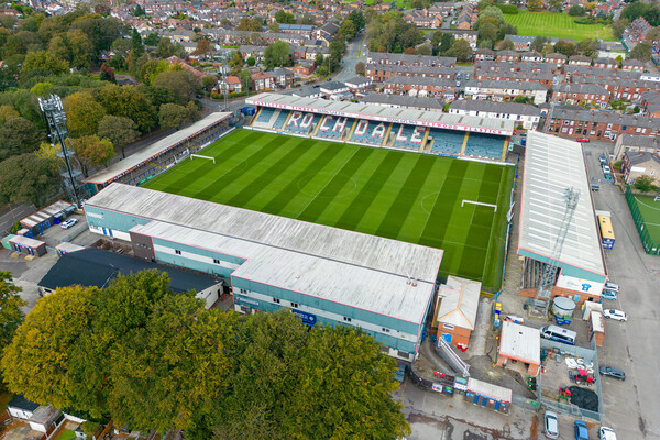 Rochdale AFC Picture Board by Apollo Aerial Photography