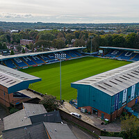 Buy canvas prints of Gigg Lane Bury by Apollo Aerial Photography