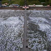 Buy canvas prints of Saltburn Pier by Apollo Aerial Photography