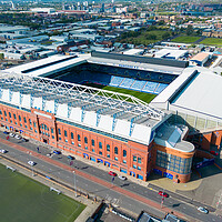 Buy canvas prints of Ibrox by Apollo Aerial Photography