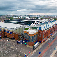 Buy canvas prints of Ibrox home of the Gers by Apollo Aerial Photography