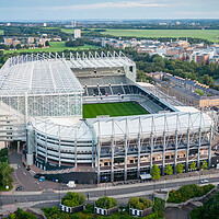 Buy canvas prints of Home of Newcastle United by Apollo Aerial Photography