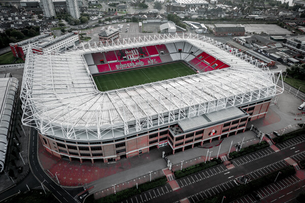 Sunderland AFC Picture Board by Apollo Aerial Photography