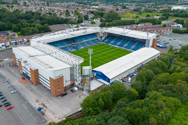 Ewood Park Aerial View Picture Board by Apollo Aerial Photography