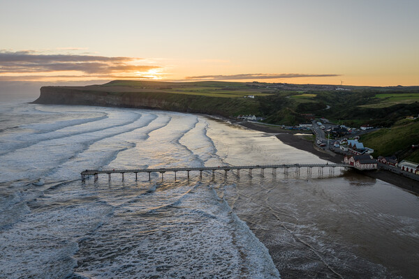 Saltburn By The Sea Picture Board by Apollo Aerial Photography
