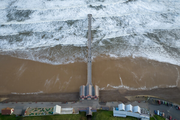 Saltburn by the Sea Pier Picture Board by Apollo Aerial Photography