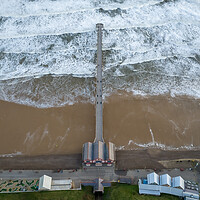 Buy canvas prints of Saltburn by the Sea Pier by Apollo Aerial Photography