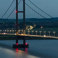 Buy canvas prints of The Humber at Night by Apollo Aerial Photography