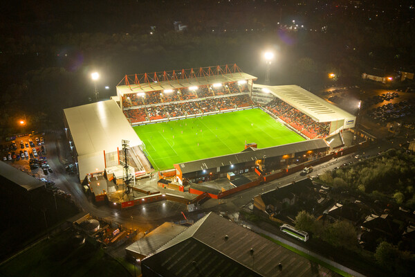 Oakwell Barnsley FC Picture Board by Apollo Aerial Photography