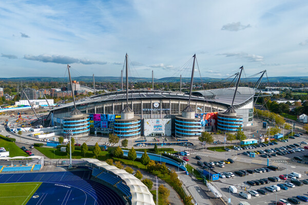 The Etihad Stadium Picture Board by Apollo Aerial Photography