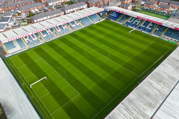 Rochdale Football Club Picture Board by Apollo Aerial Photography