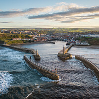 Buy canvas prints of Welcome to Whitby by Apollo Aerial Photography
