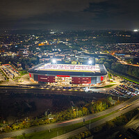 Buy canvas prints of NYS Under the Lights by Apollo Aerial Photography