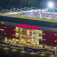 Buy canvas prints of Rotherham United FC by Apollo Aerial Photography