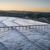 Buy canvas prints of Saltburn by the Sea View by Apollo Aerial Photography