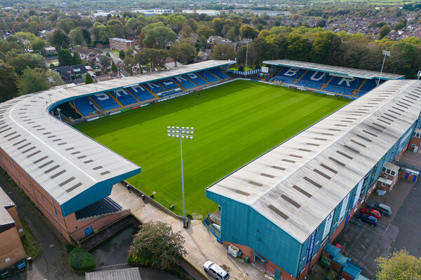 Gigg Lane Bury Picture Board by Apollo Aerial Photography
