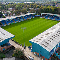 Buy canvas prints of Gigg Lane Bury by Apollo Aerial Photography