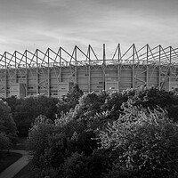 Buy canvas prints of St James Park Black and White by Apollo Aerial Photography