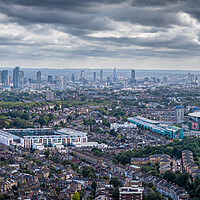 Buy canvas prints of North London Views by Apollo Aerial Photography