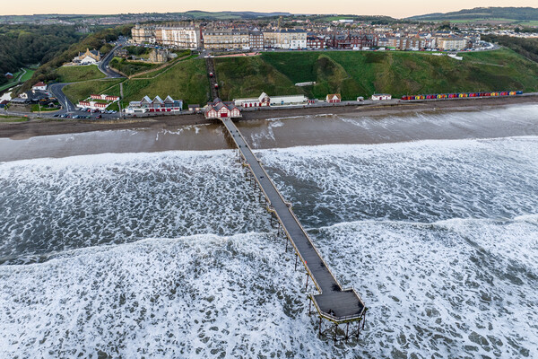 Saltburn by the Sea Pier Picture Board by Apollo Aerial Photography