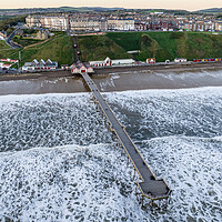 Buy canvas prints of Saltburn by the Sea Pier by Apollo Aerial Photography