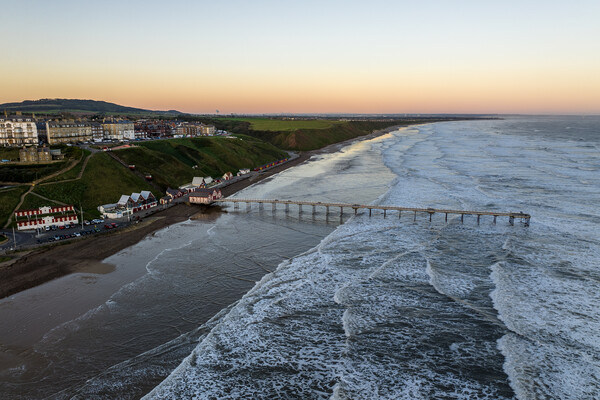 Saltburn Pier  Picture Board by Apollo Aerial Photography