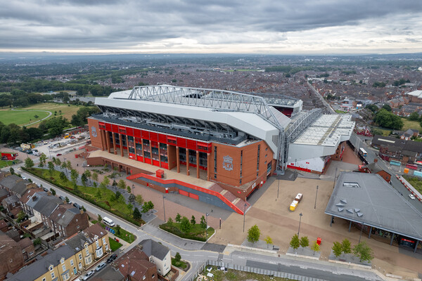 Liverpool Football Club  Picture Board by Apollo Aerial Photography