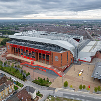 Buy canvas prints of Liverpool Football Club  by Apollo Aerial Photography
