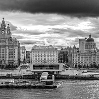 Buy canvas prints of Three Graces Liverpool by Apollo Aerial Photography