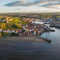 Buy canvas prints of The Town of Whitby by Apollo Aerial Photography