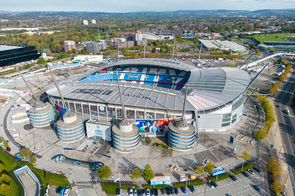 The Etihad Stadium Picture Board by Apollo Aerial Photography